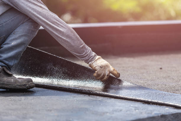 Professional Waterproofing technician working in Angelica, NY